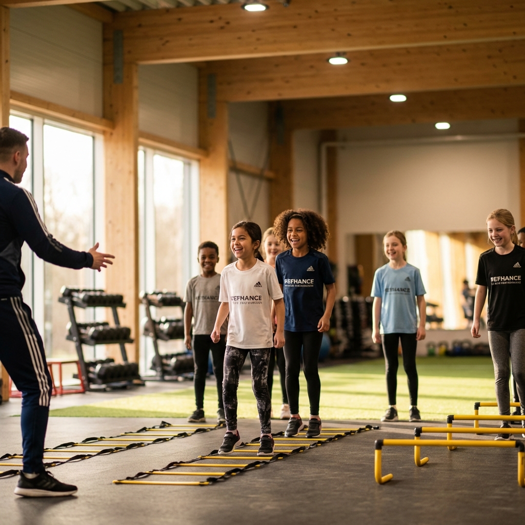 Children training at PlayFT Jr.